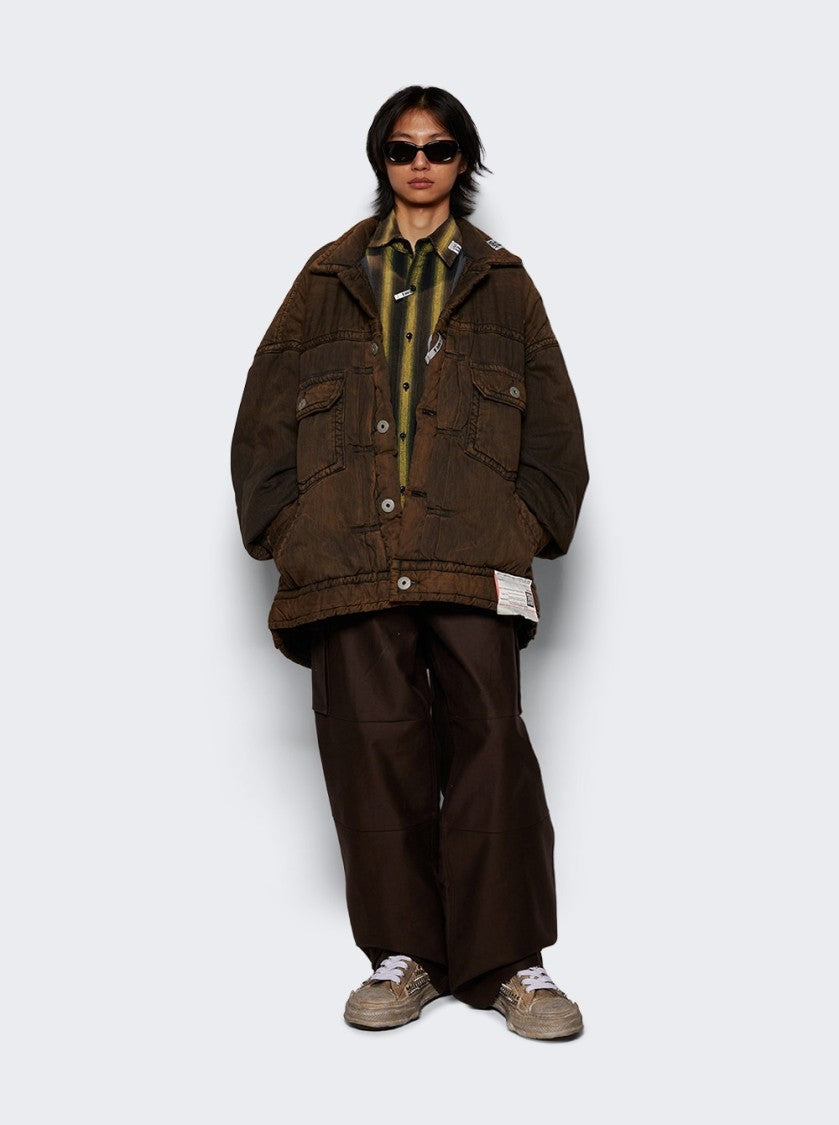 Maison Mihara Yasuhiro Huge Puffer Jacket Brown