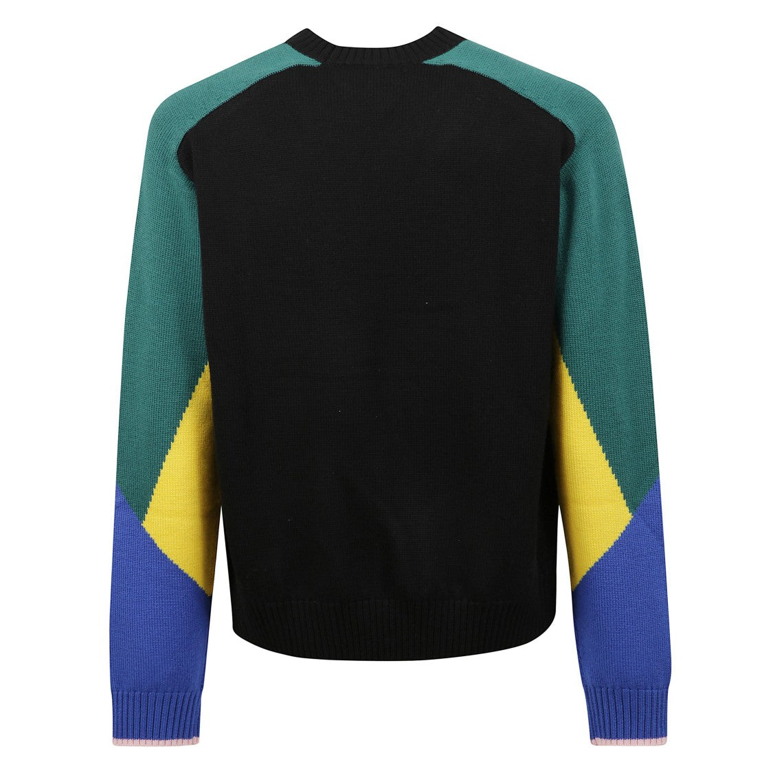 Casablanca Contrast-Panel Wool Sweatshirt