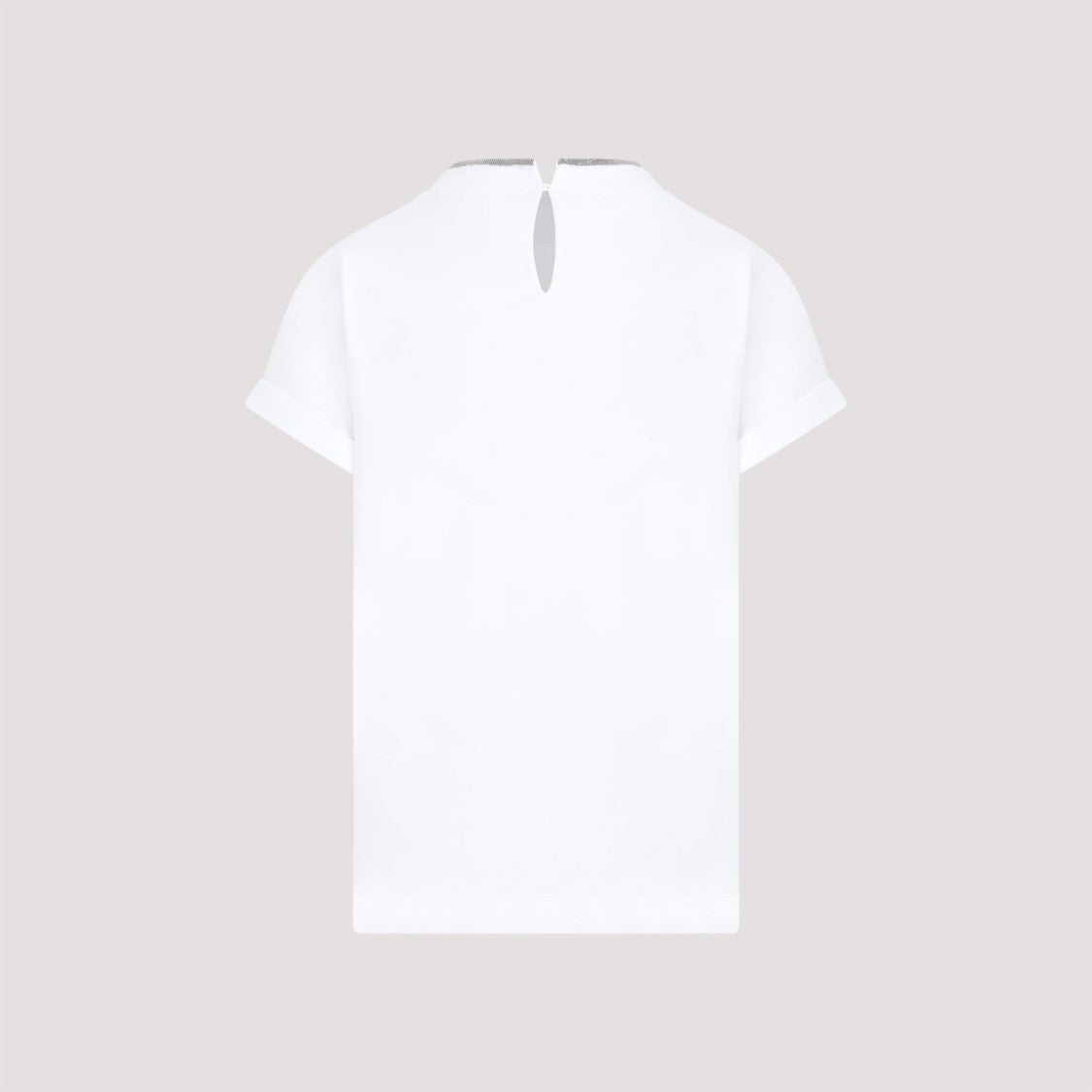 Brunello Cucinelli White Cotton T-Shirt
