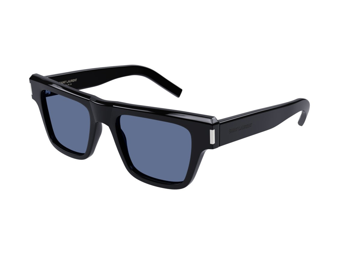 Saint Laurent Blue Sl 469 Oversized Square Sunglasses