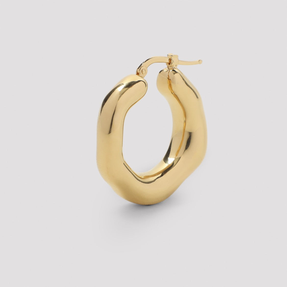 Jil Sander Chunky Rounded Hoop Earrings