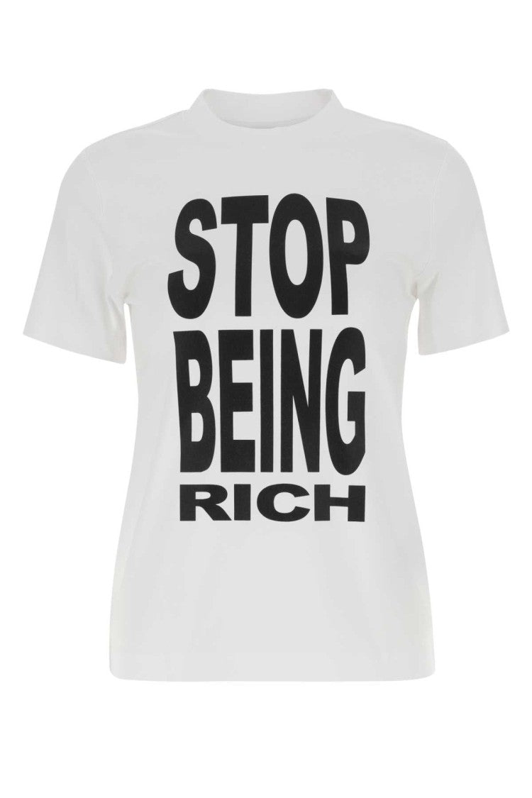 Vetements White Cotton T-Shirt