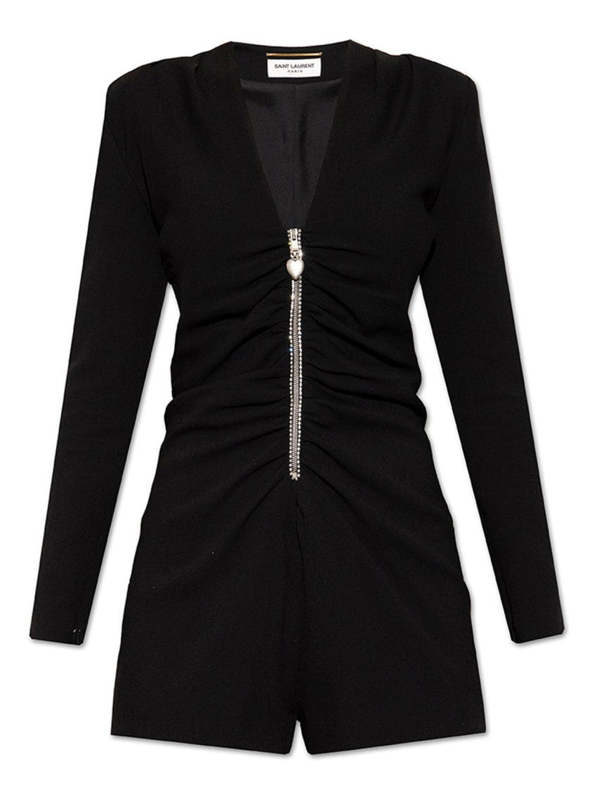 Saint Laurent Long Sleeves Jumpsuit
