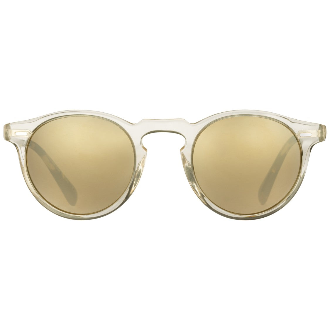 Oliver Peoples 0Ov5217s Round Acetate Sunglasses With Tortoiseshell Temples
