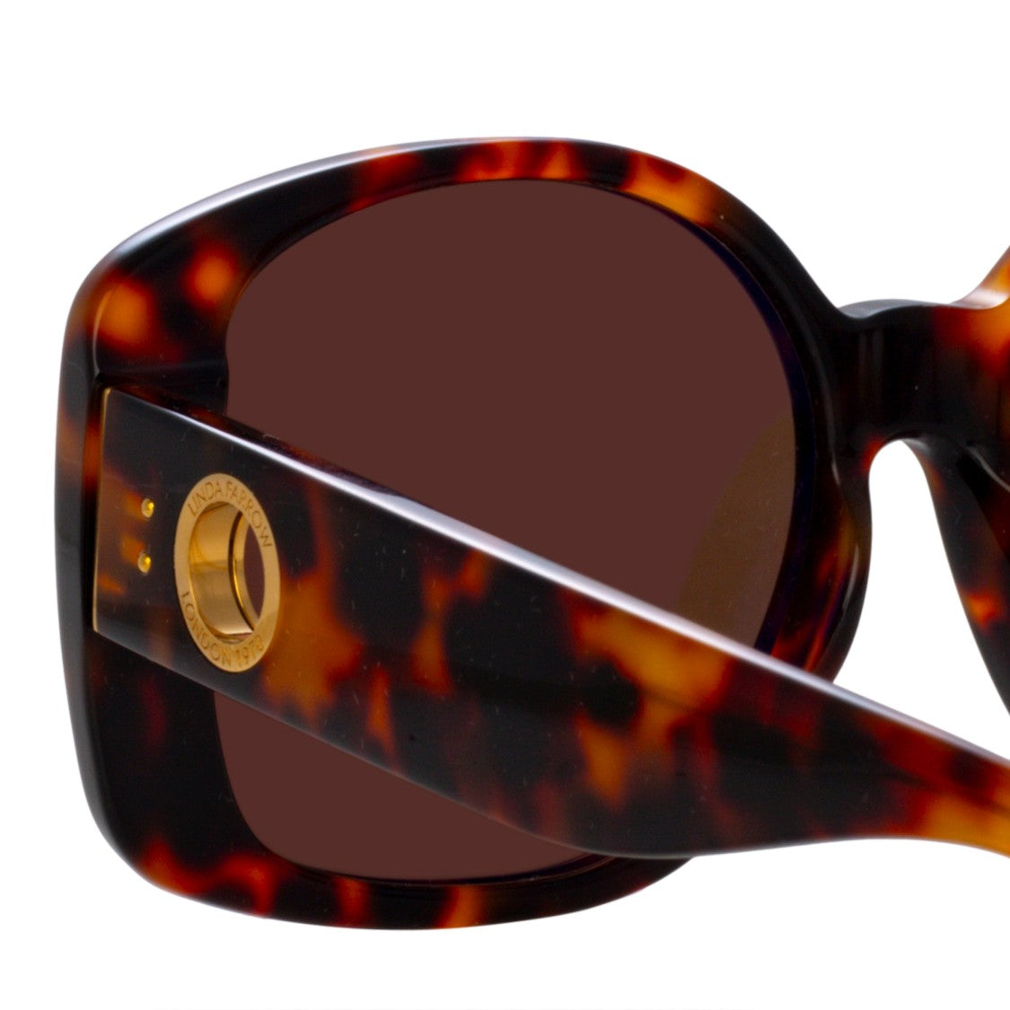 Linda Farrow Venus Oversized Sunglasses In