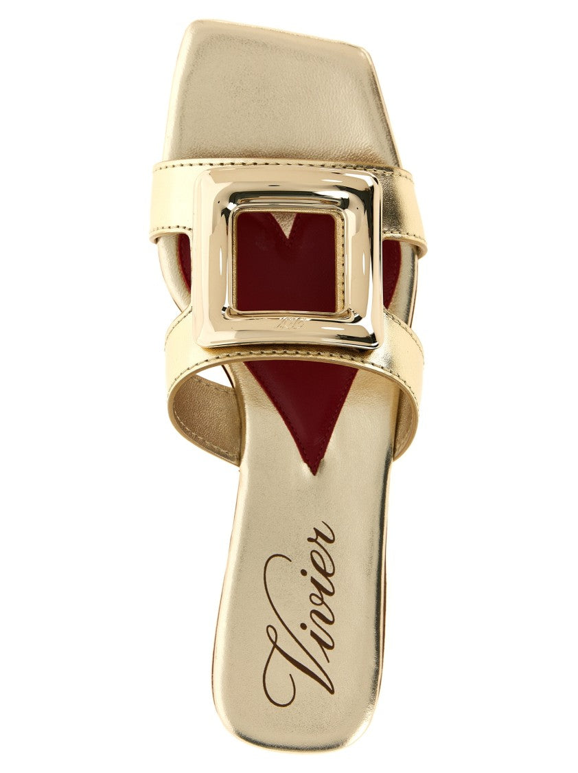 Roger Vivier 'New Metal Buckle' Mules