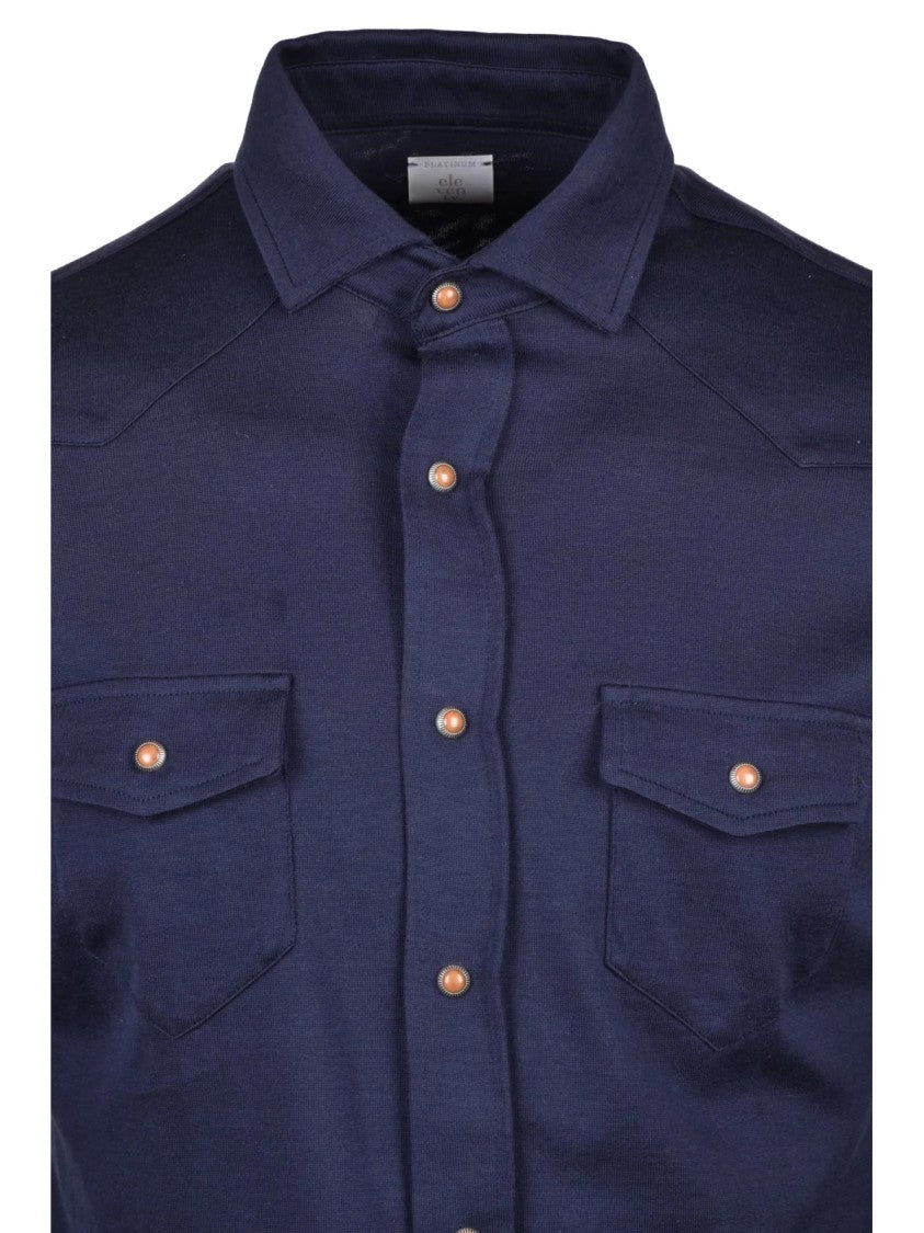 Eleventy Multicolor Men Cotton Shirt