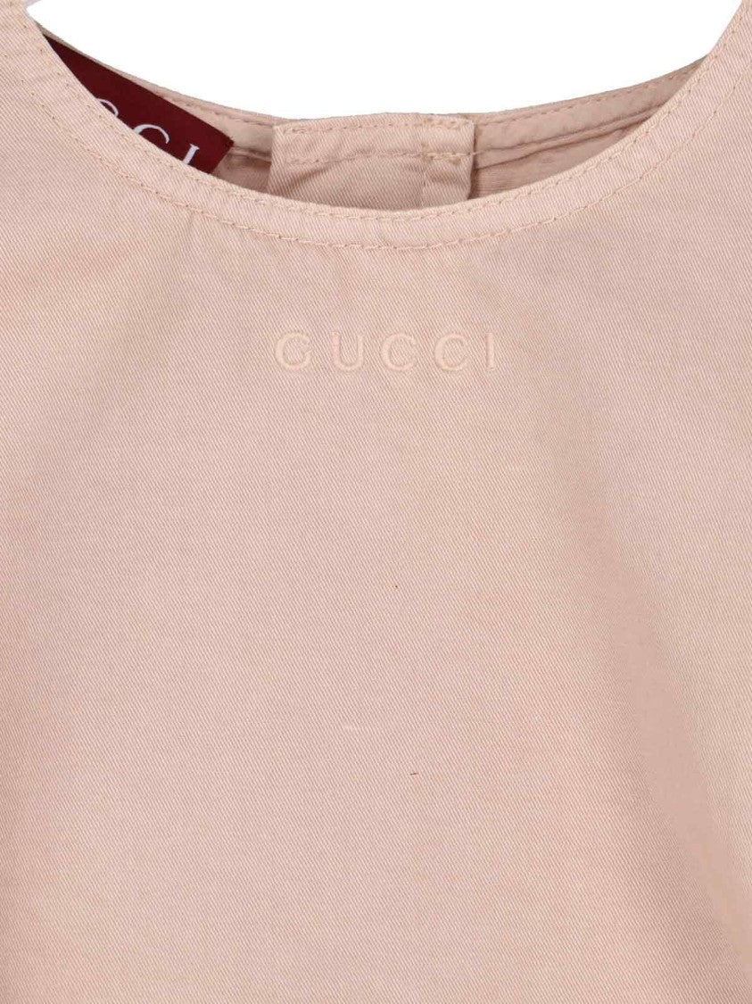 Gucci Lace-Up Top – Pink