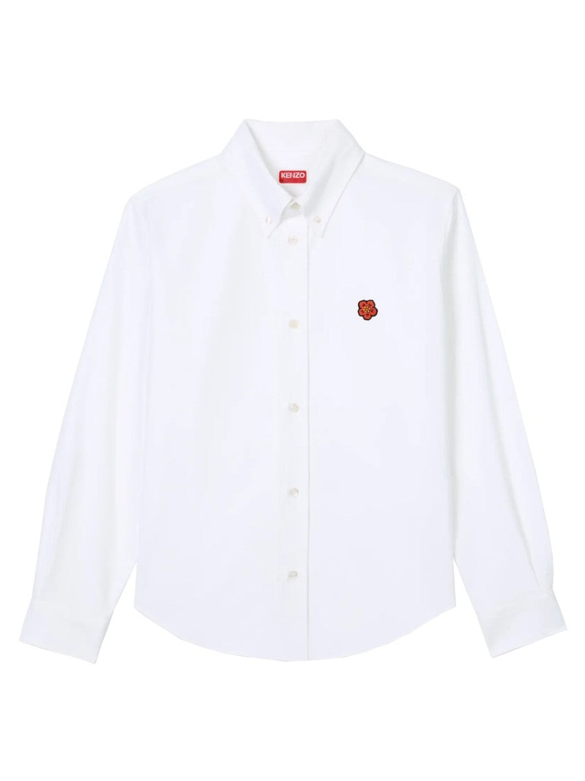 Kenzo Bokeh Flower Cotton Fitted Shirt