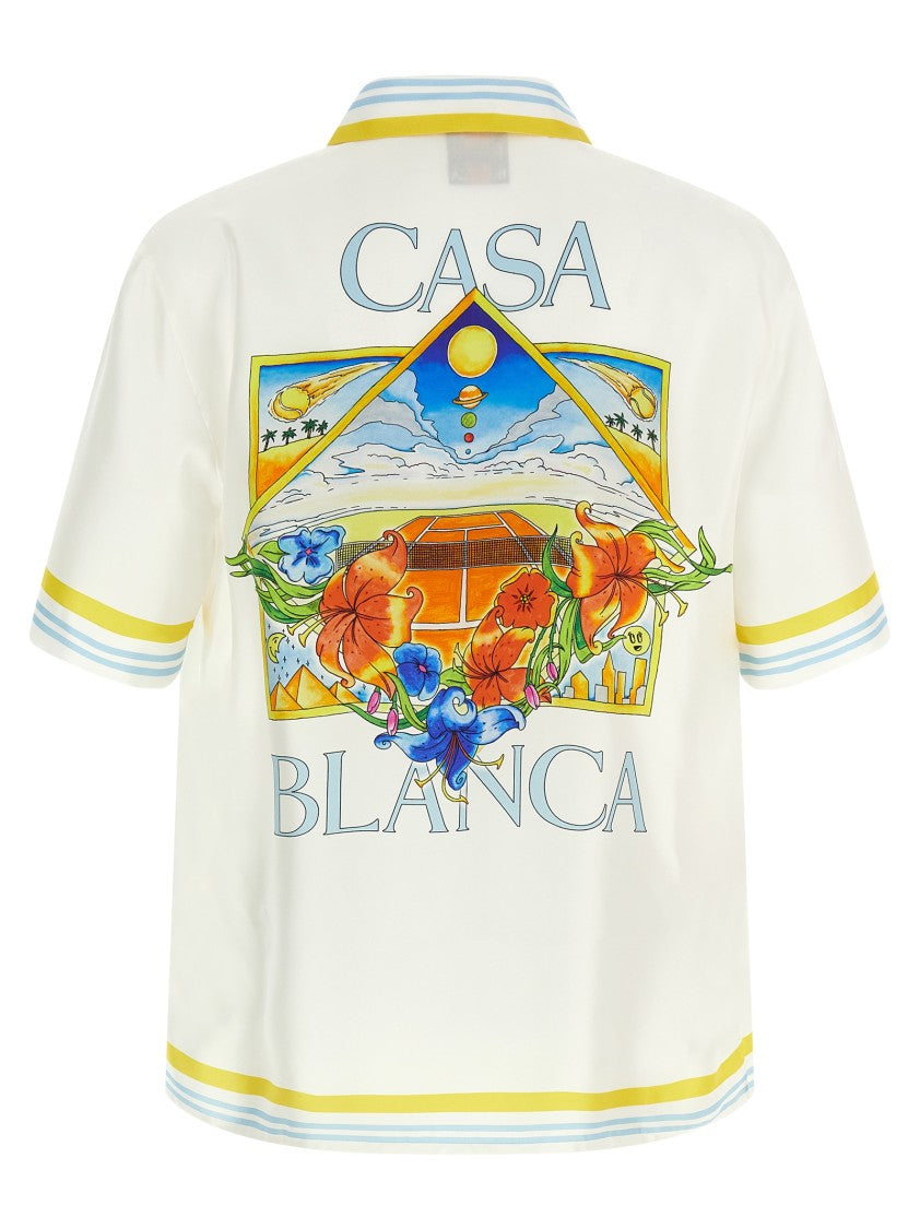 Casablanca 'Flower Court Icon' Shirt