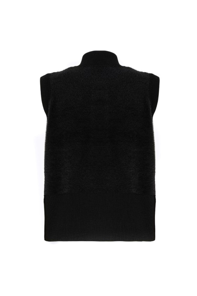 Blugirl Black Wool-Blend Sweater