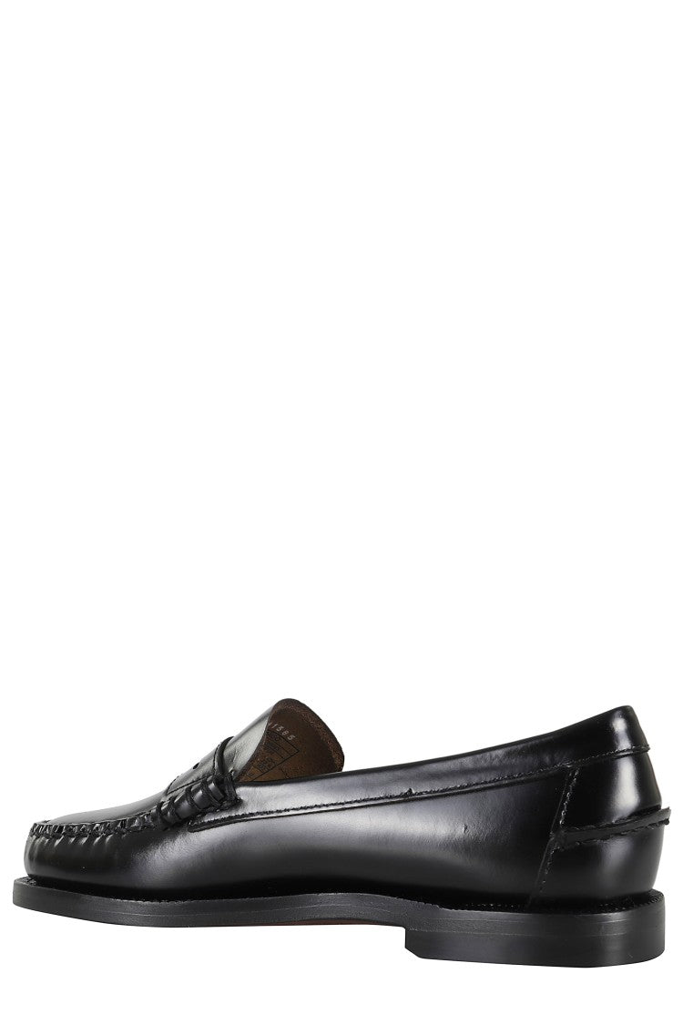 Sebago Classic Dan Almond-Toe Full-Grain Brushed Leather Loafers