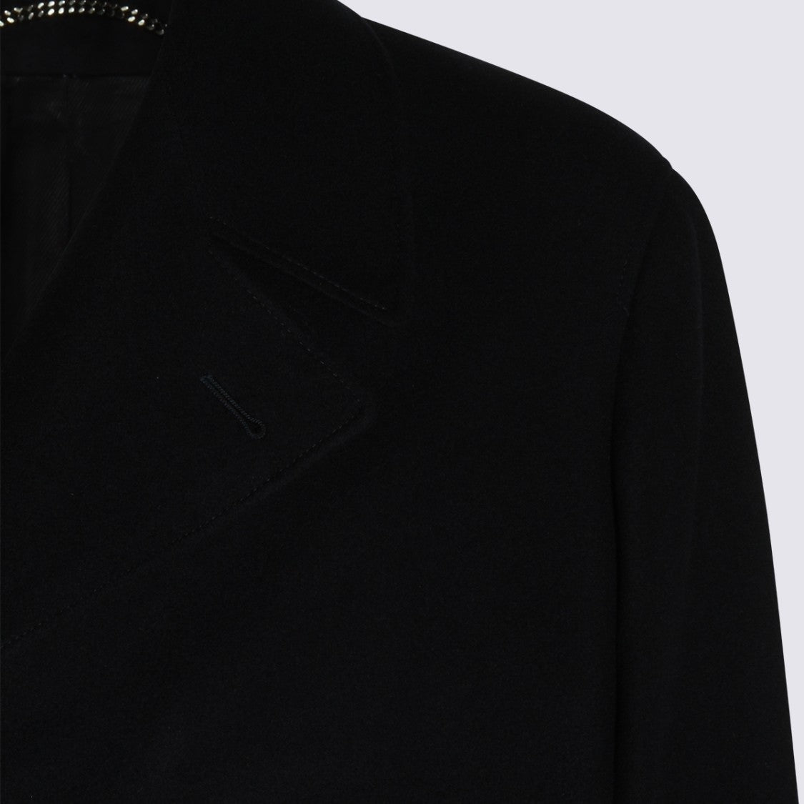 Canali Double-Breasted Peacoat With Wide Lapels And Timeless Design