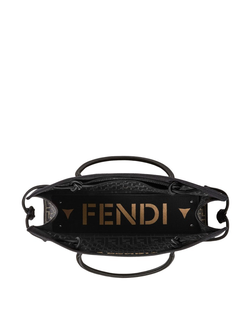 Fendi Magic L Structured Monogram Tote Bag