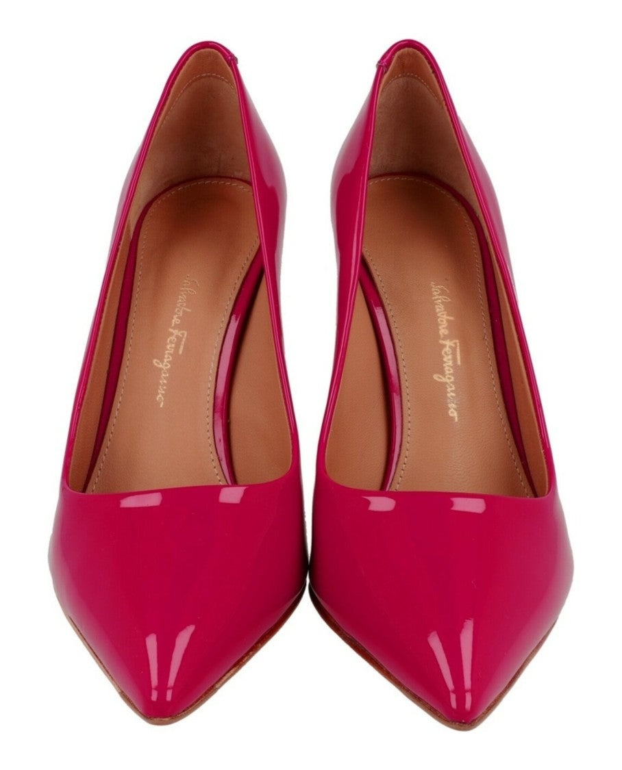 Ferragamo Ilary X5 Patent Leather Pumps