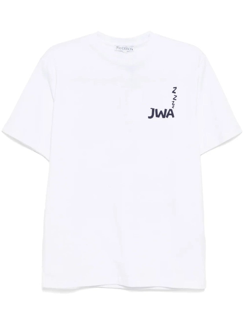 J. W. Anderson White Jwa Back Print T-Shirt