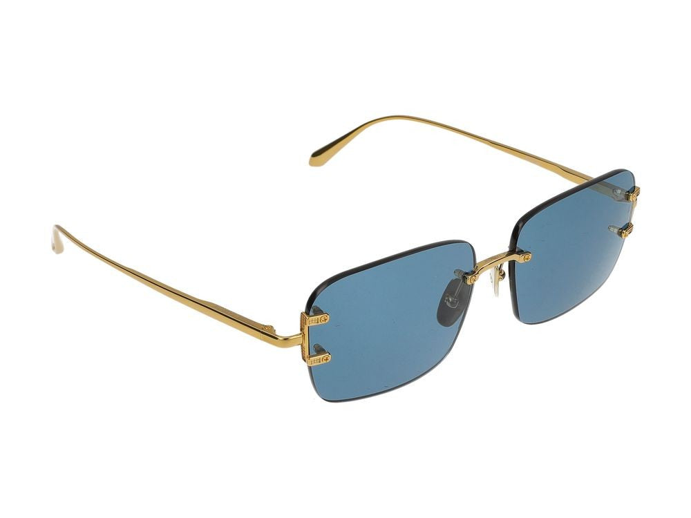 Linda Farrow Sunglasses Linda Farrow Lfl1476 Sasha C2 Yellow Gold/Light Gold 58/17/145