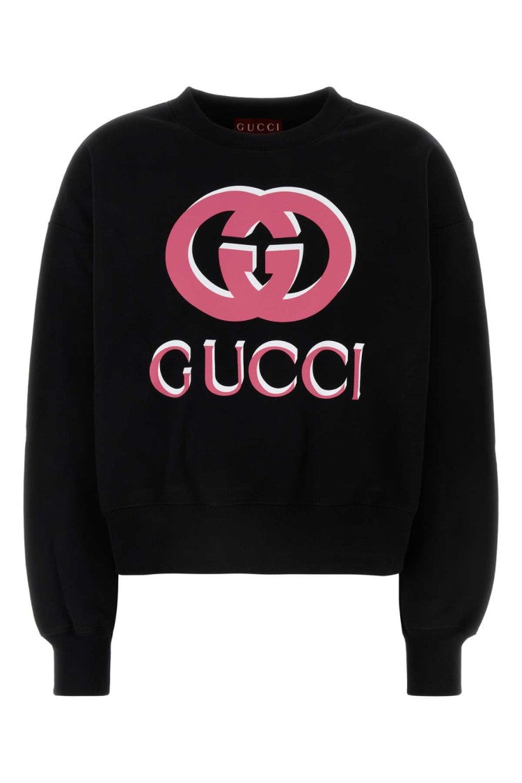 Gucci Black Cotton Sweatshirt