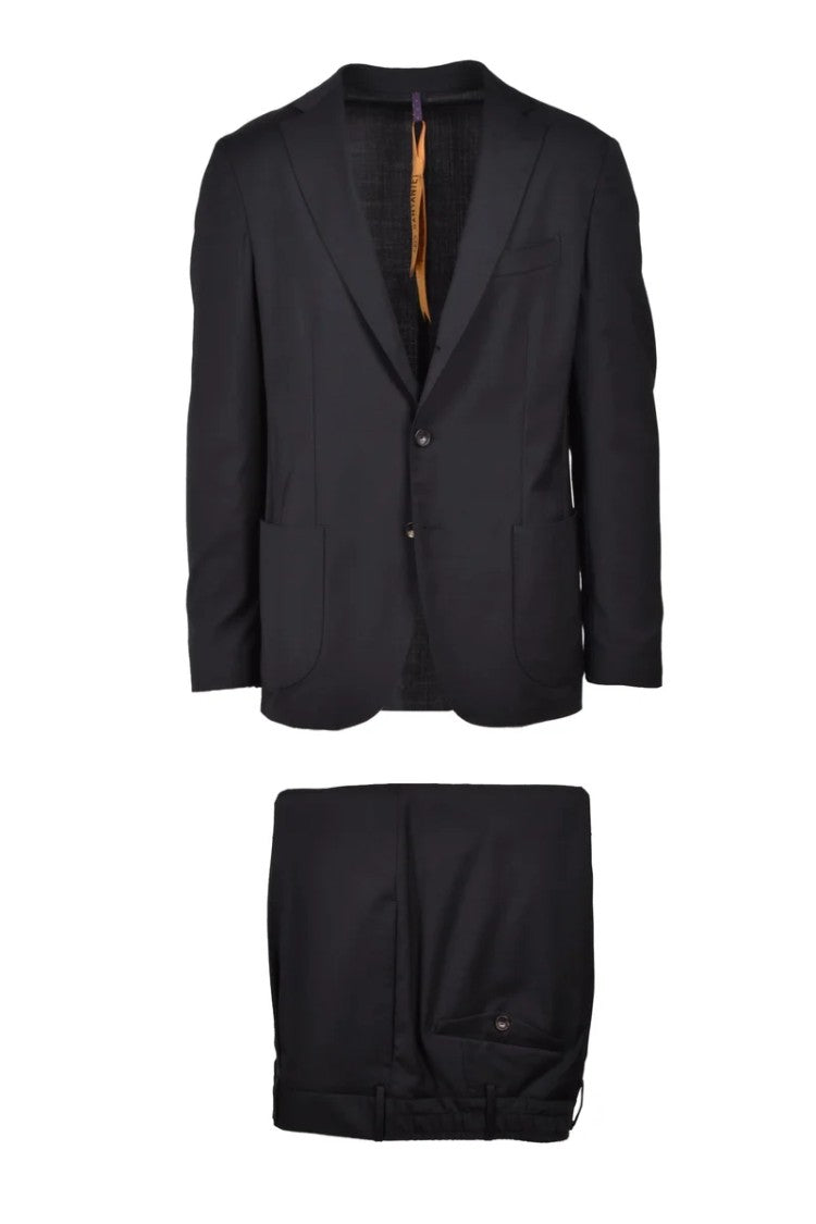 Santaniello To Magenta Men's Suit - Black