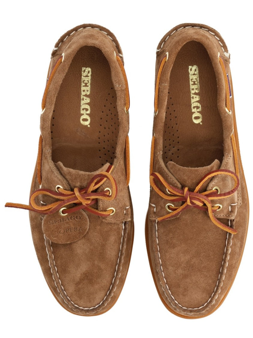 Sebago Portland Artisan Suede Refined Bow Loafers