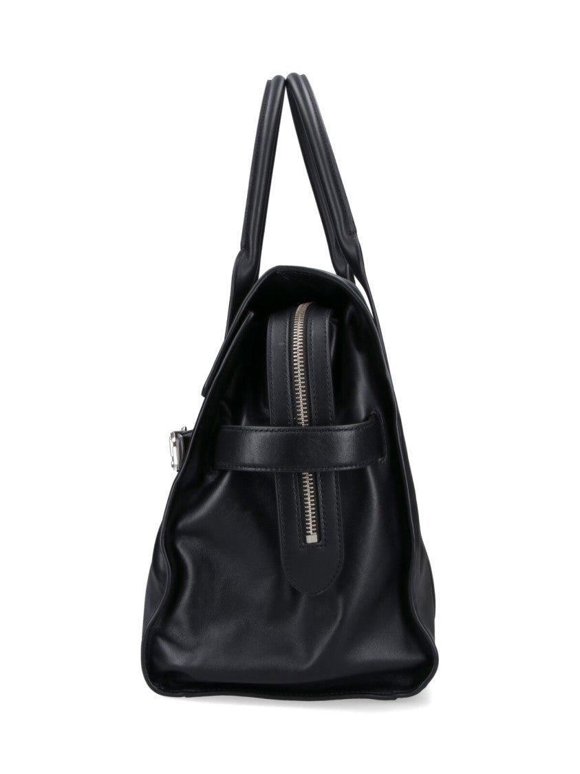 Marc Jacobs Black Dakota Leather Tote Bag
