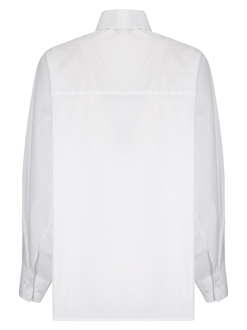 Stefano Mortari Semi-Sheer White Cotton Shirt