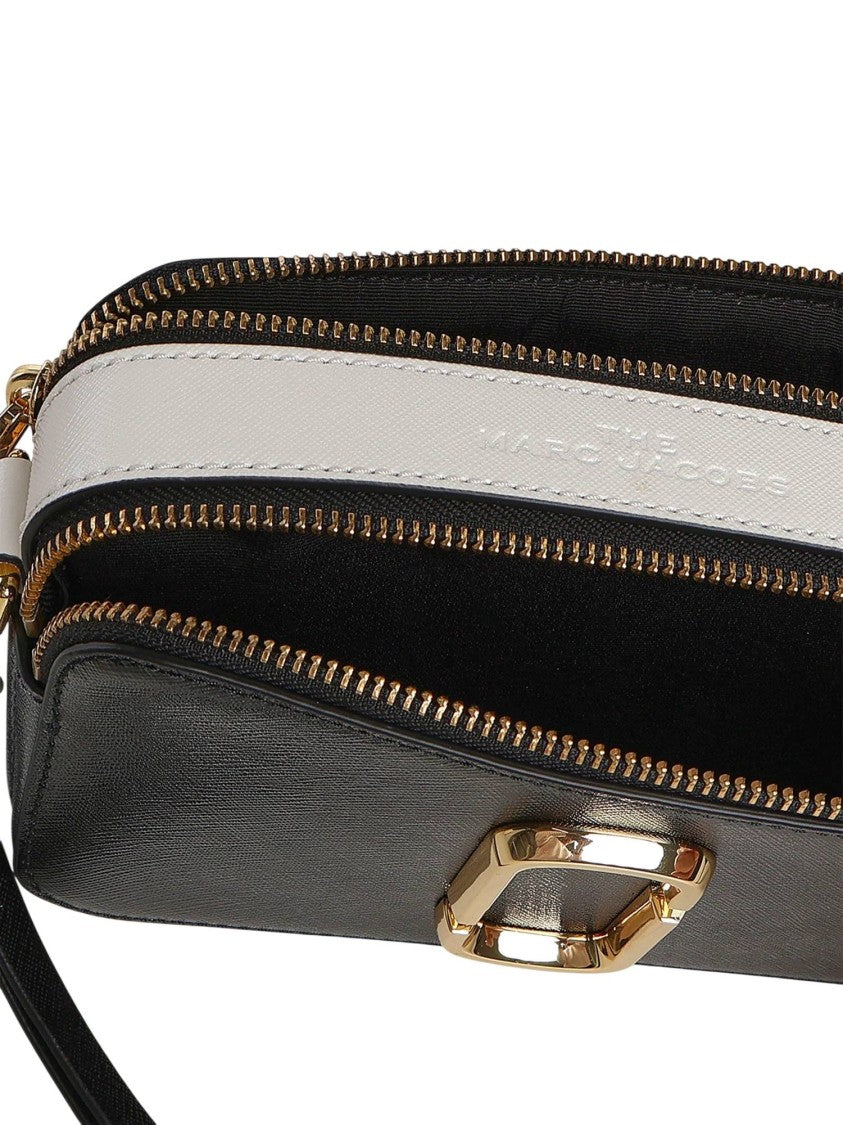 Marc Jacobs Gold The Snapshot Double-J Logo Crossbody Bag