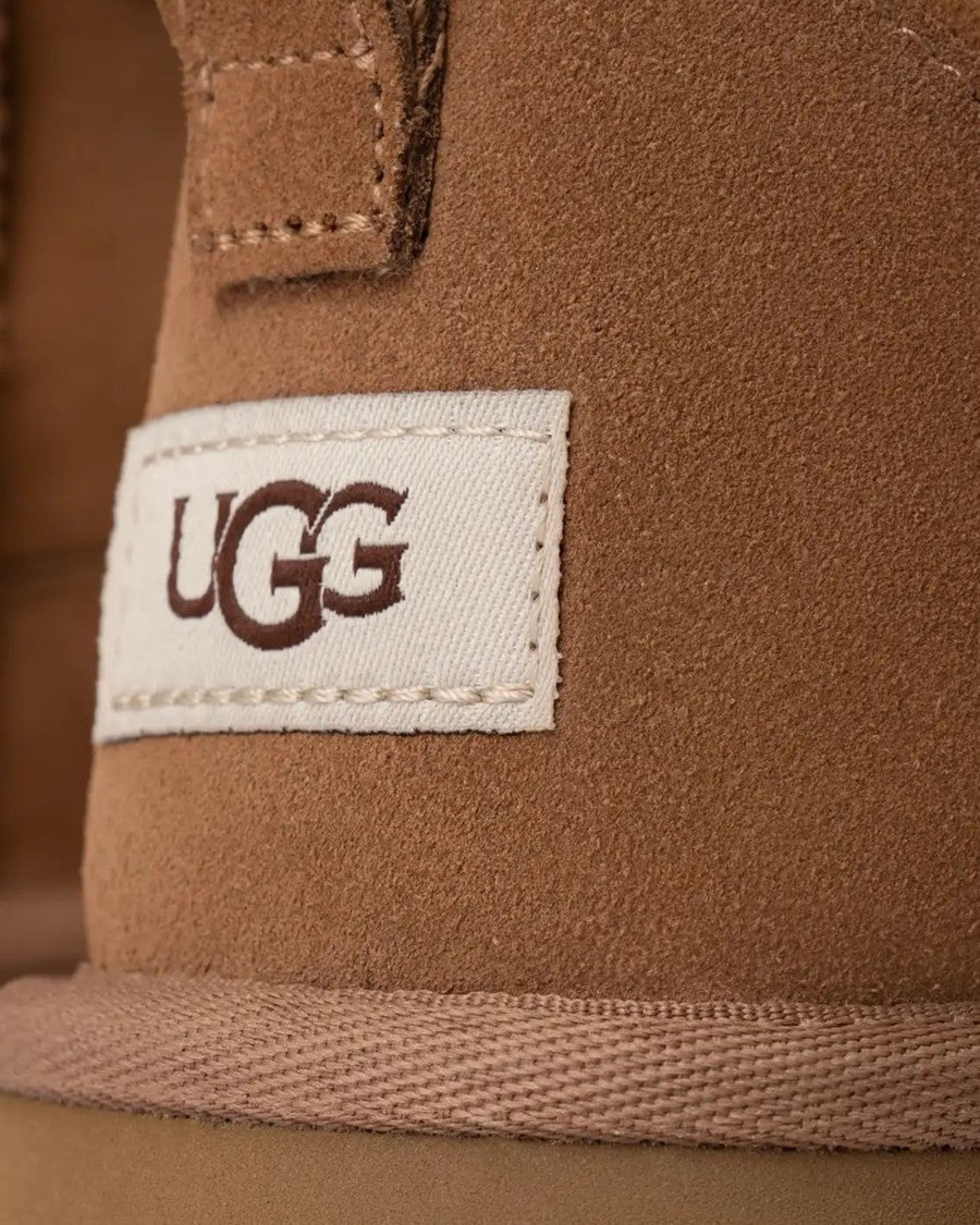 Ugg M Classic Ultra Mini Ankle Boot In Chestnut