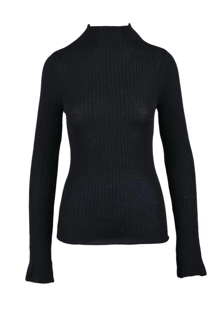 Cruna Blue Merino Base Layer Sweater