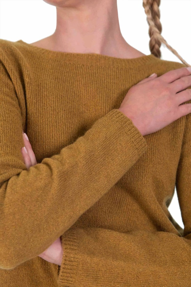 Max Mara Fine Ribbed Cashmere Blend Sweater