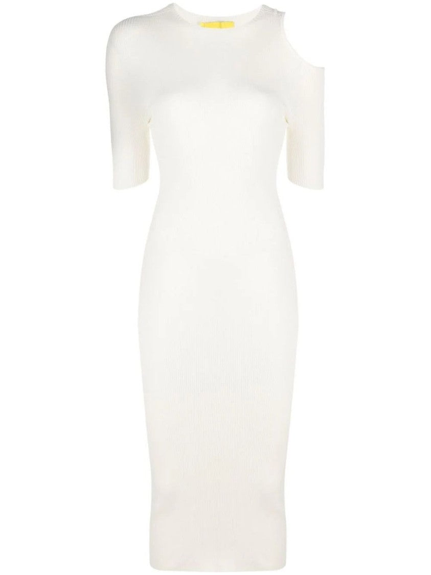 Aeron Ribbed Cut-Out Midi Dress
