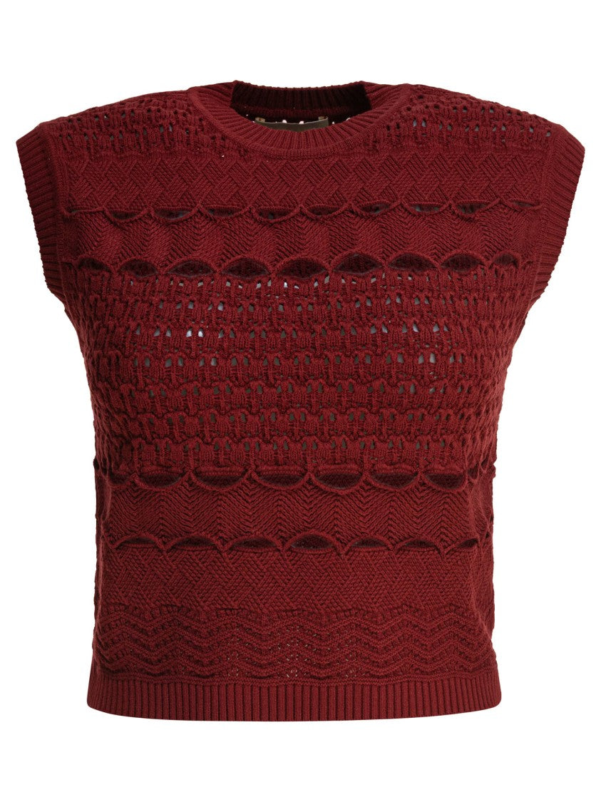 Elie Saab Textured Knit Top