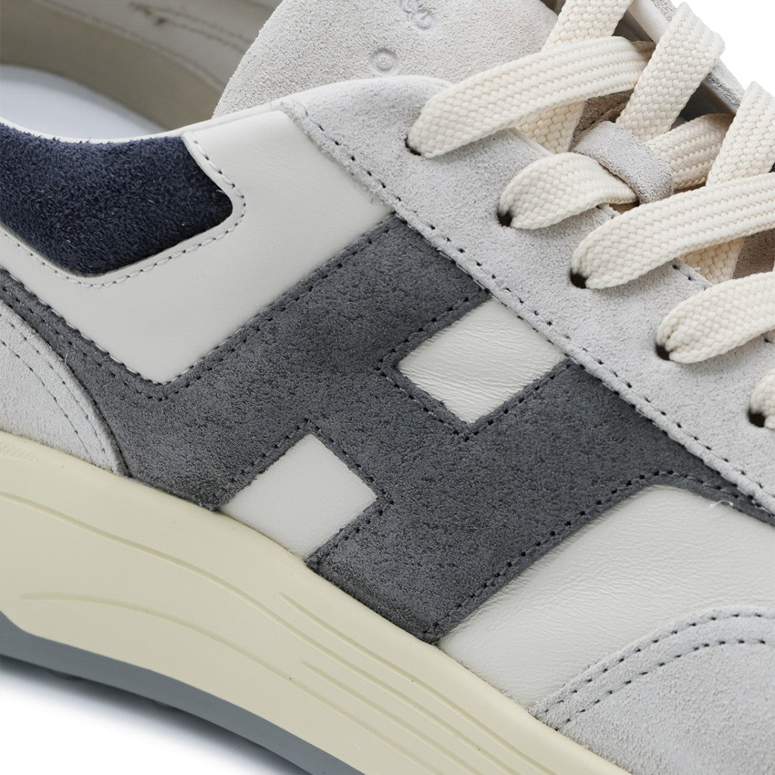 Hogan Suede And Smooth Texture Sneakers