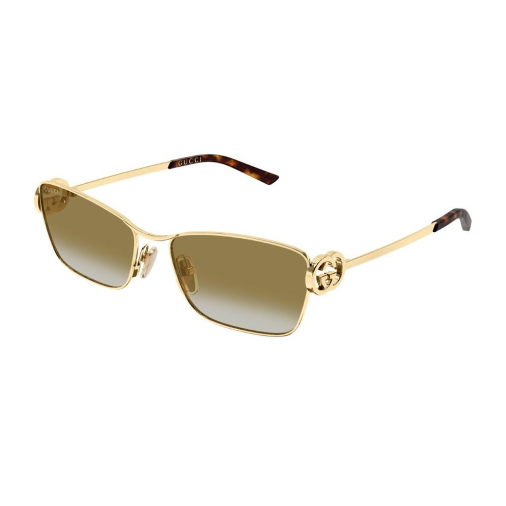 Gucci Gg2045s 003 Gold Brown Sunglasses