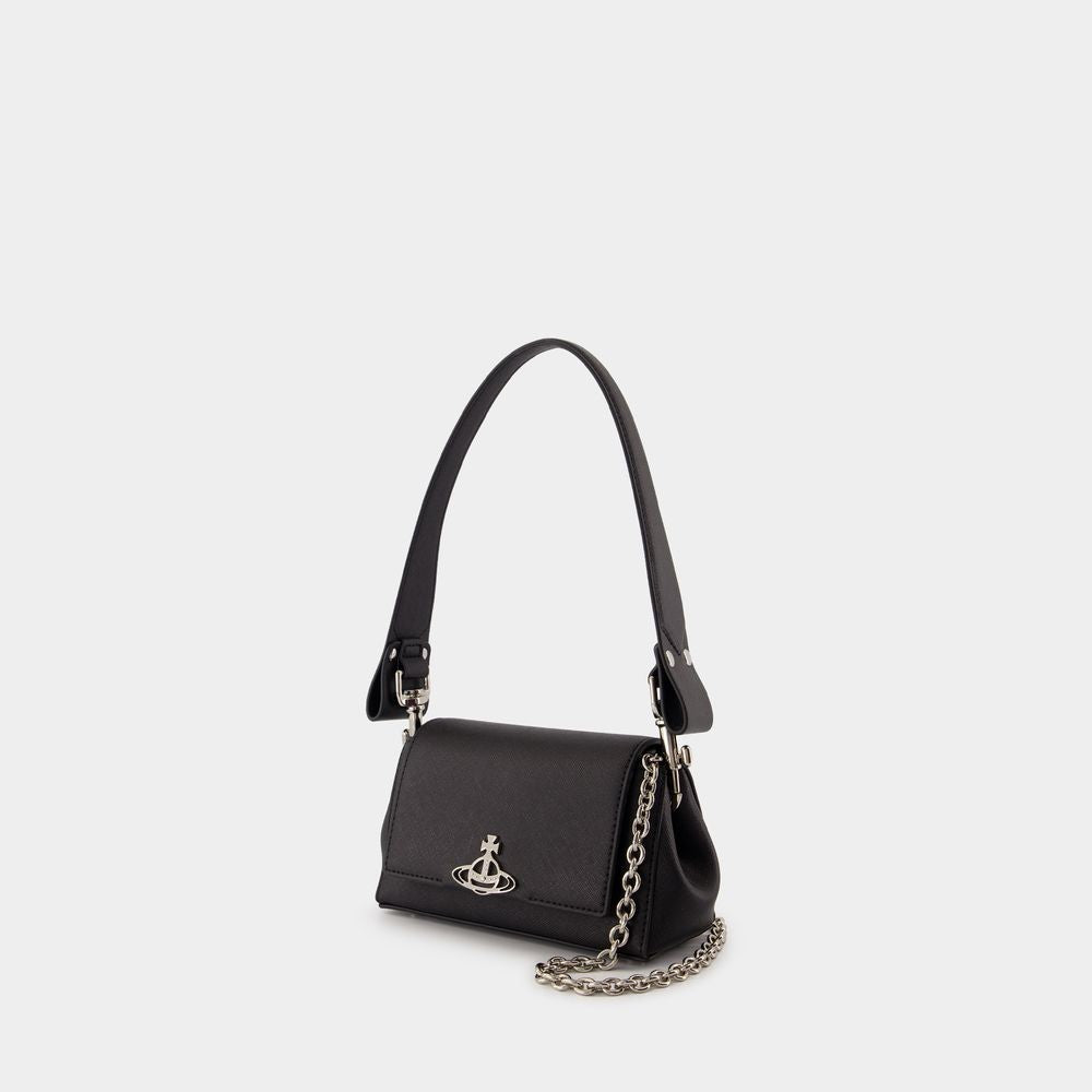 Vivienne Westwood Hazel Small Handbag - Synthetic - Black
