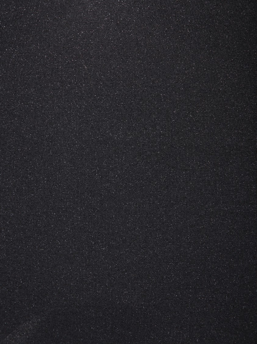 Brunello Cucinelli V-Neck Sweater With Lurex Trim And Cashmere Blend