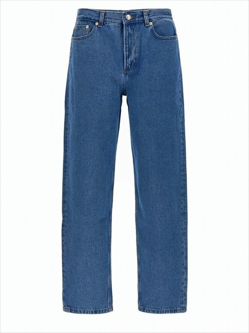 A.P.C. Straight-Leg Mid-Rise Denim Pants With Five-Pocket Design