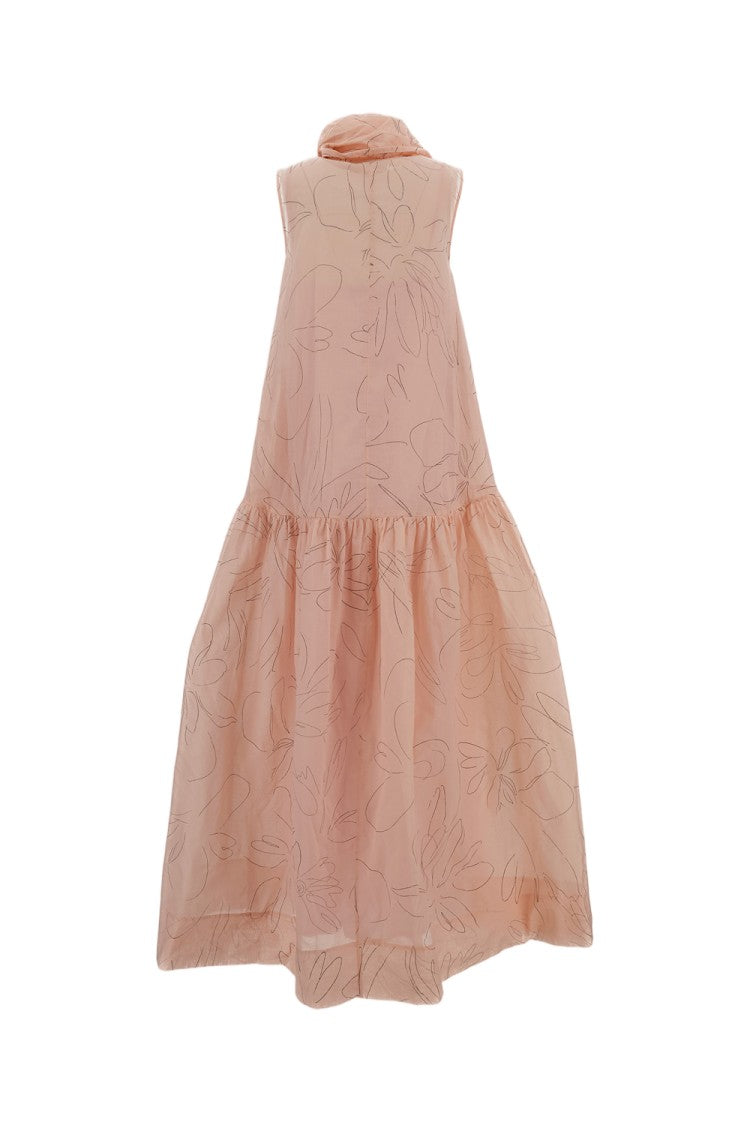 Plan C Long Organza Dress