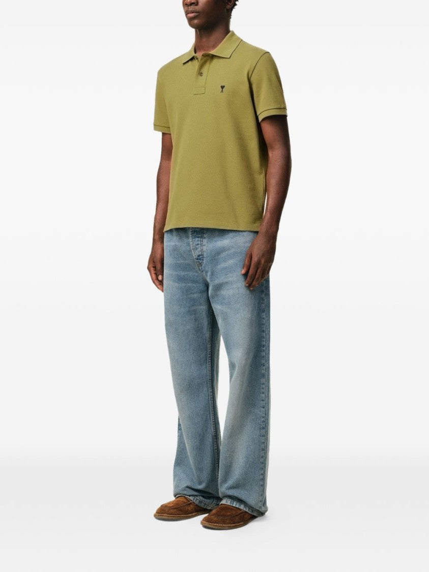 Ami Paris Short-Sleeved Polo Shirt