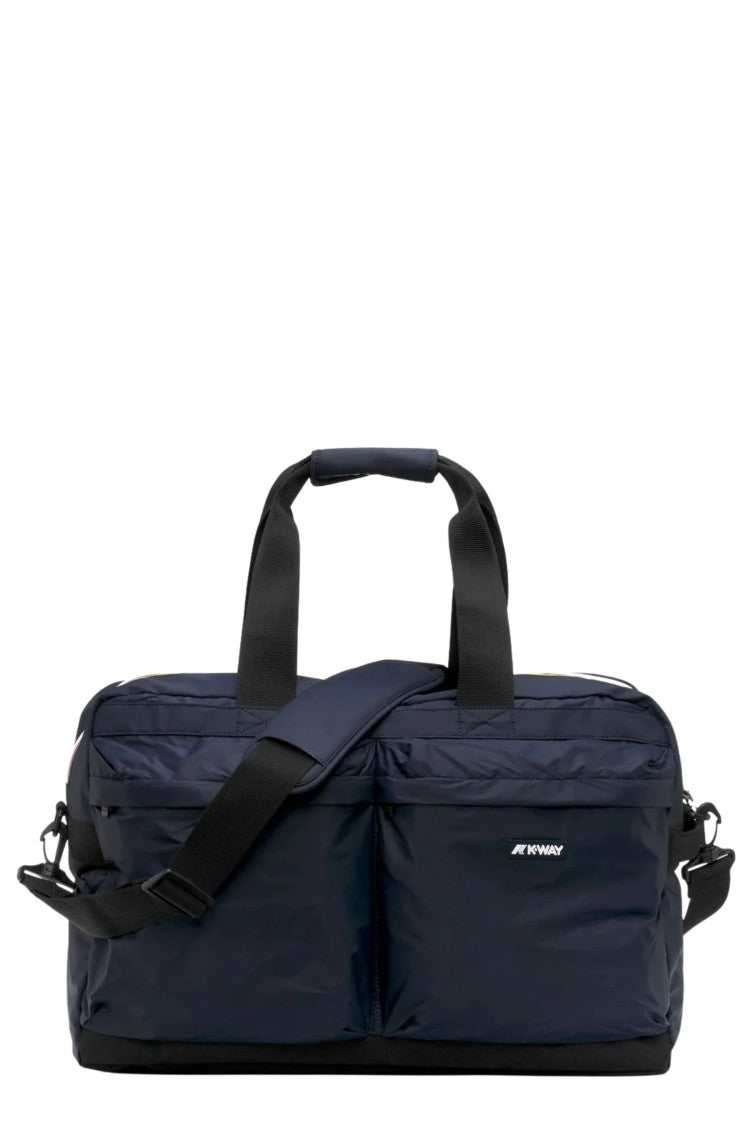 K-Way Blue Depth Ardelu Lightweight Nylon Duffle Bag