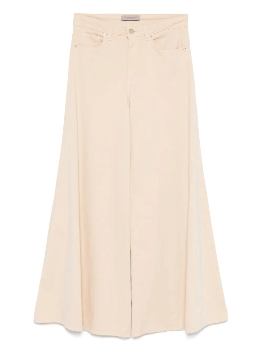 D. Exterior Tailored Minimalist Sleek Silhouette Pants