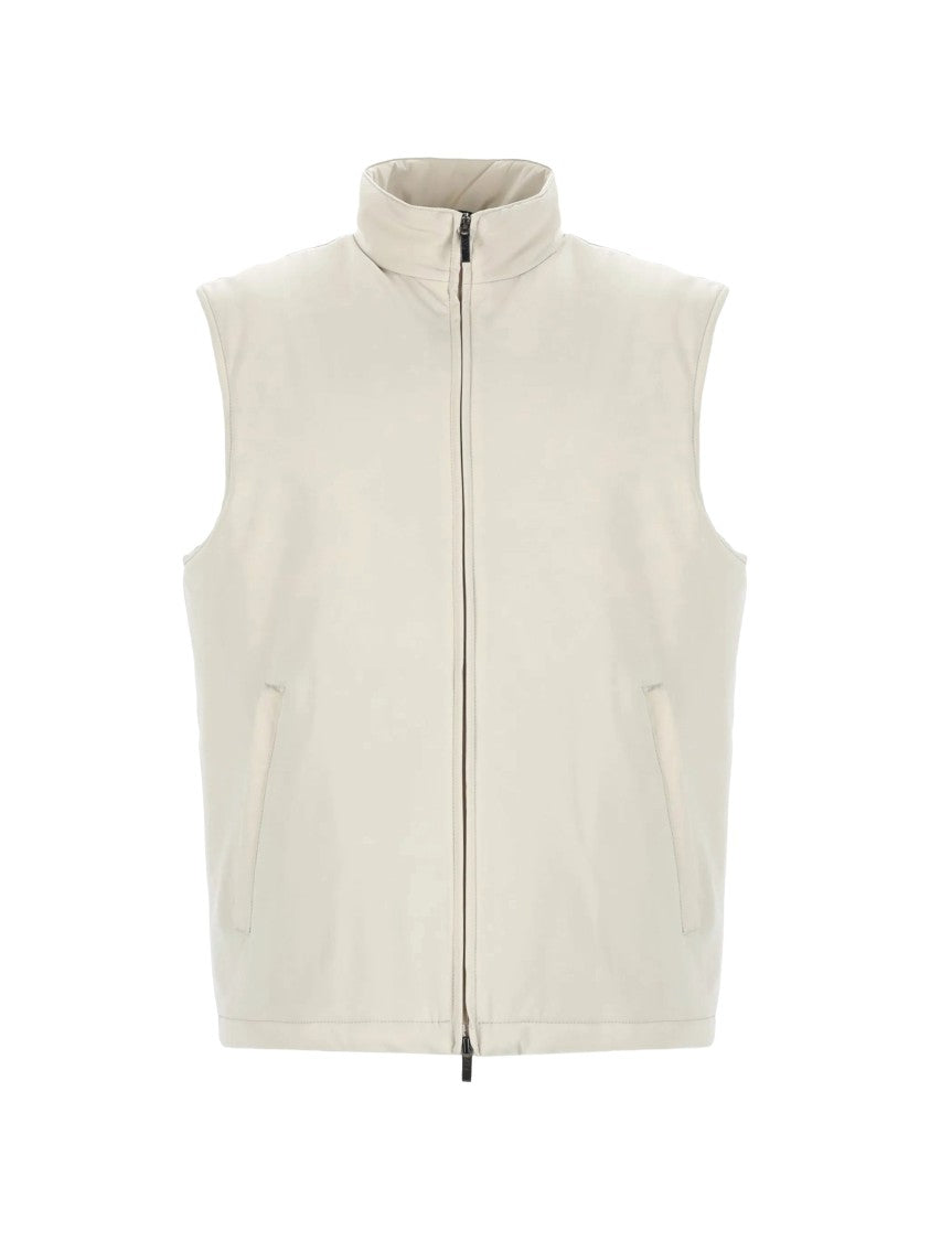 Fay Medium Tan Wind Performance Vest