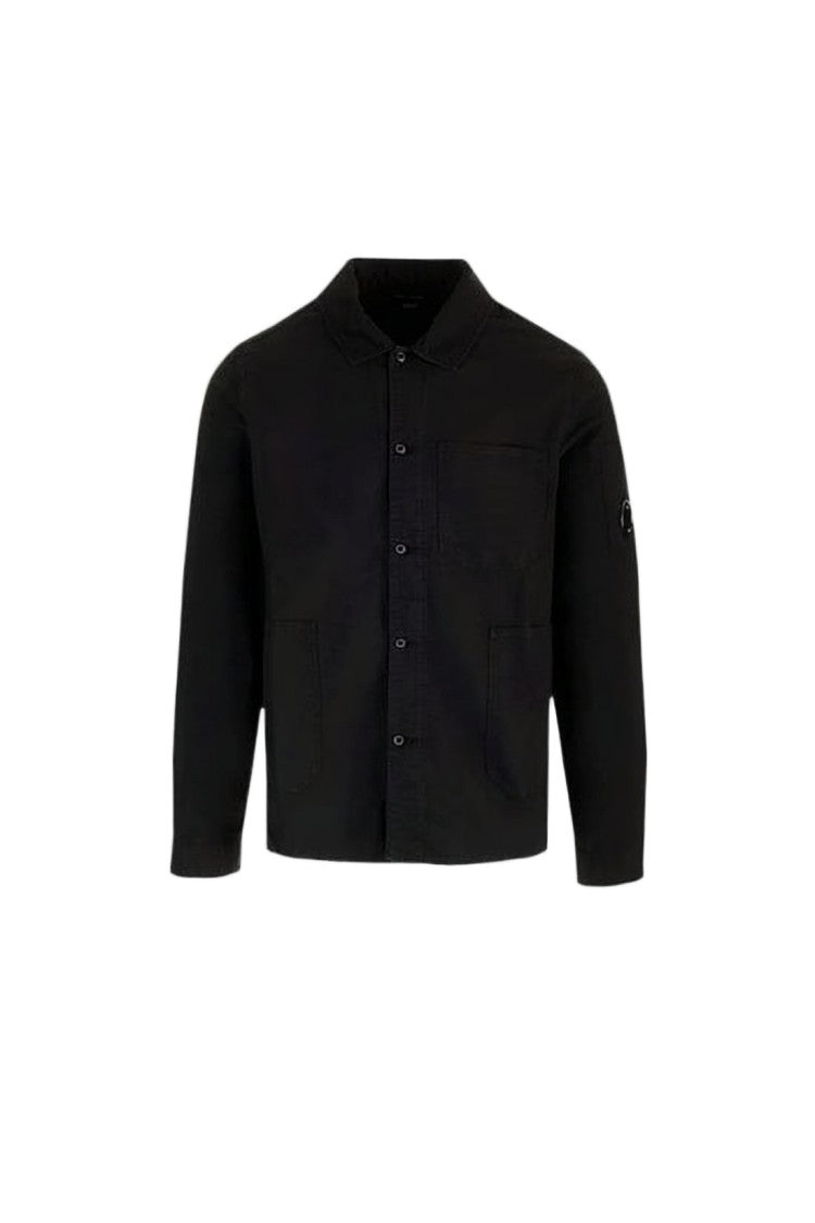 C.P. Company Long-Sleeve Minimalistic Cotton Shirt