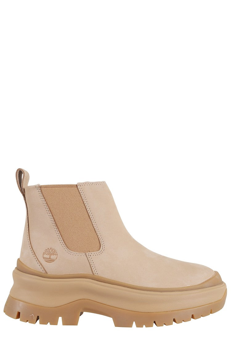 Timberland Timberland Roxie Lane Mid Chelsea Boot In Light Beige Nubuck