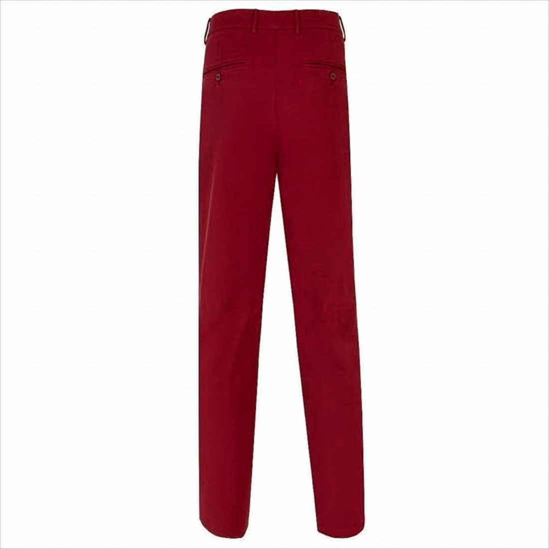 J Lindeberg Tailored Red Straight Pants