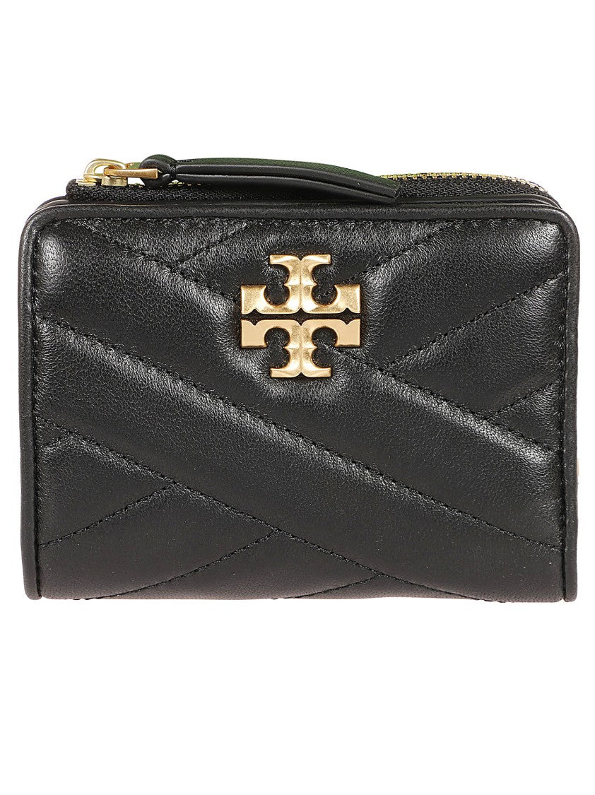 Tory Burch Kira Chevron Quilted Leather Compact Wallet