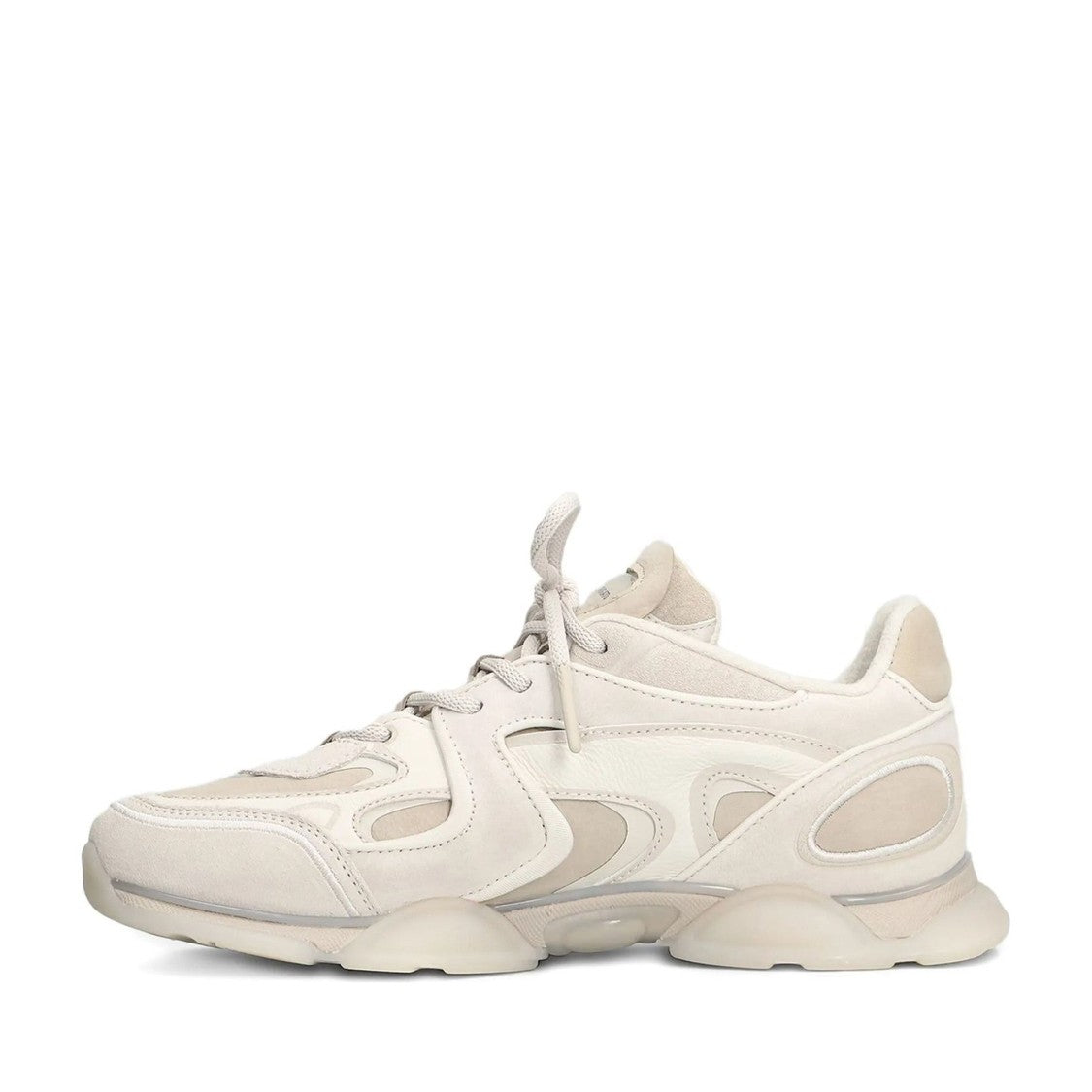 Axel Arigato White Eris Layered Textured Panels Chunky Sole Sneakers
