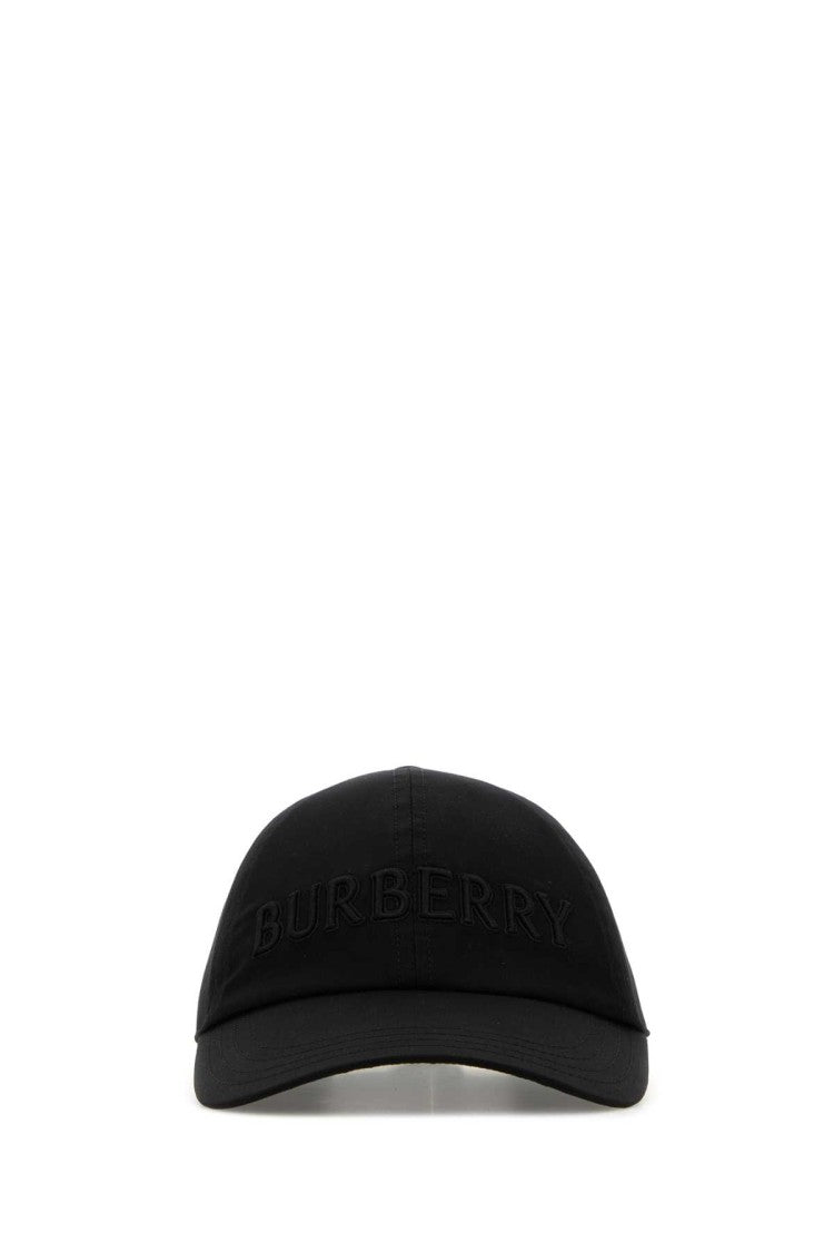 Burberry Black Cotton Baseball Cap