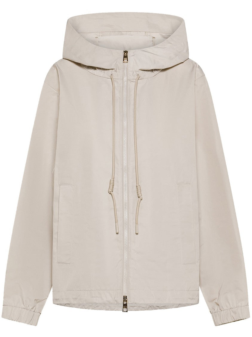 Seventy Venezia Light Beige Hooded Casual Jacket