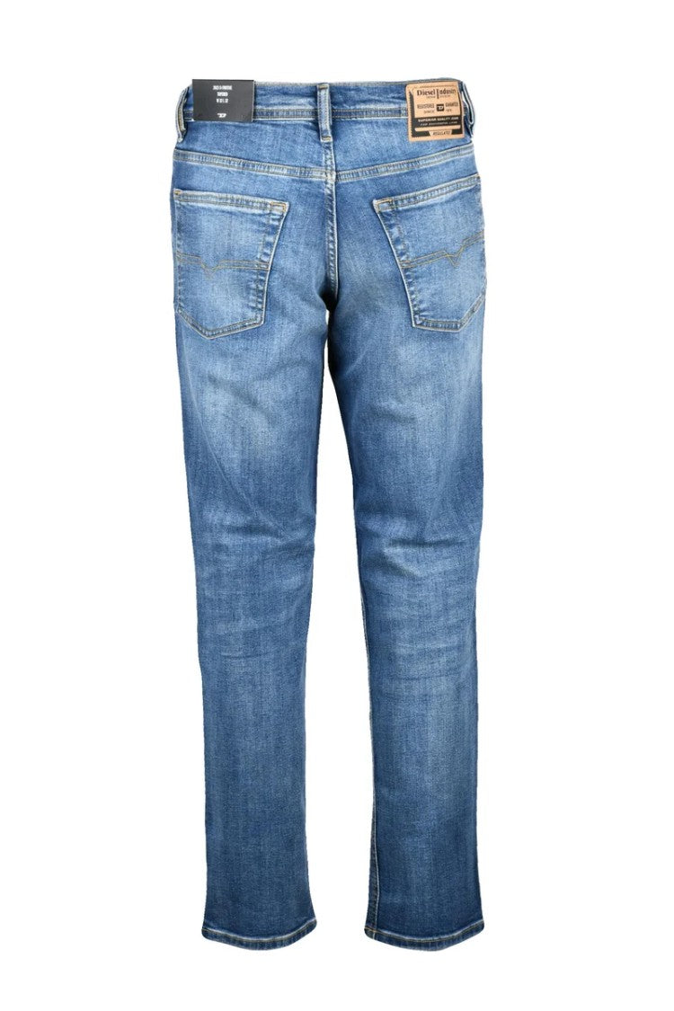Diesel Blue 2023 D-Finitive Tapered Cotton Elastane Jeans